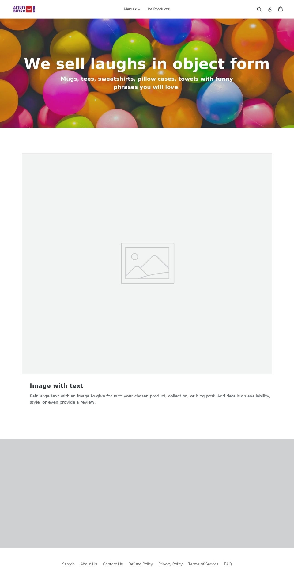 astutebuys.com — Shopify storefront screenshot