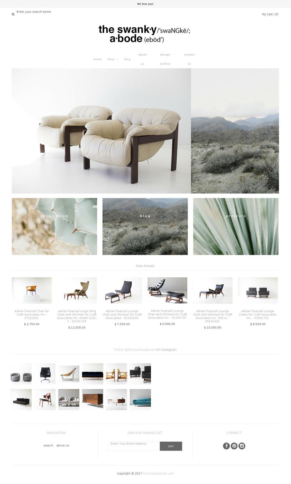 aswankyabode.com shopify website screenshot