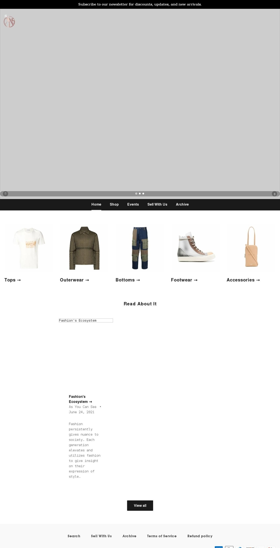 asyoucansee.shop shopify website screenshot