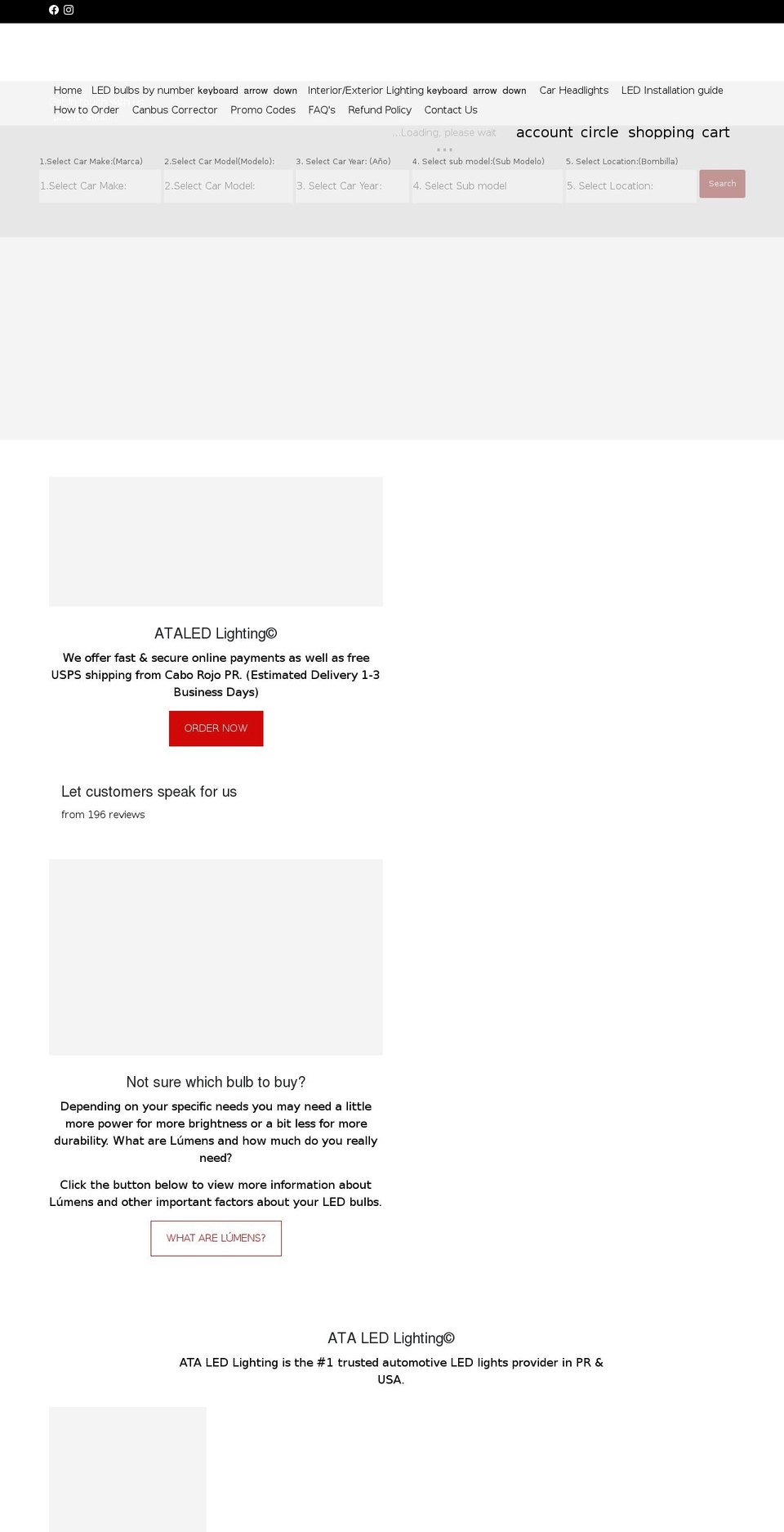 ataled.com shopify website screenshot