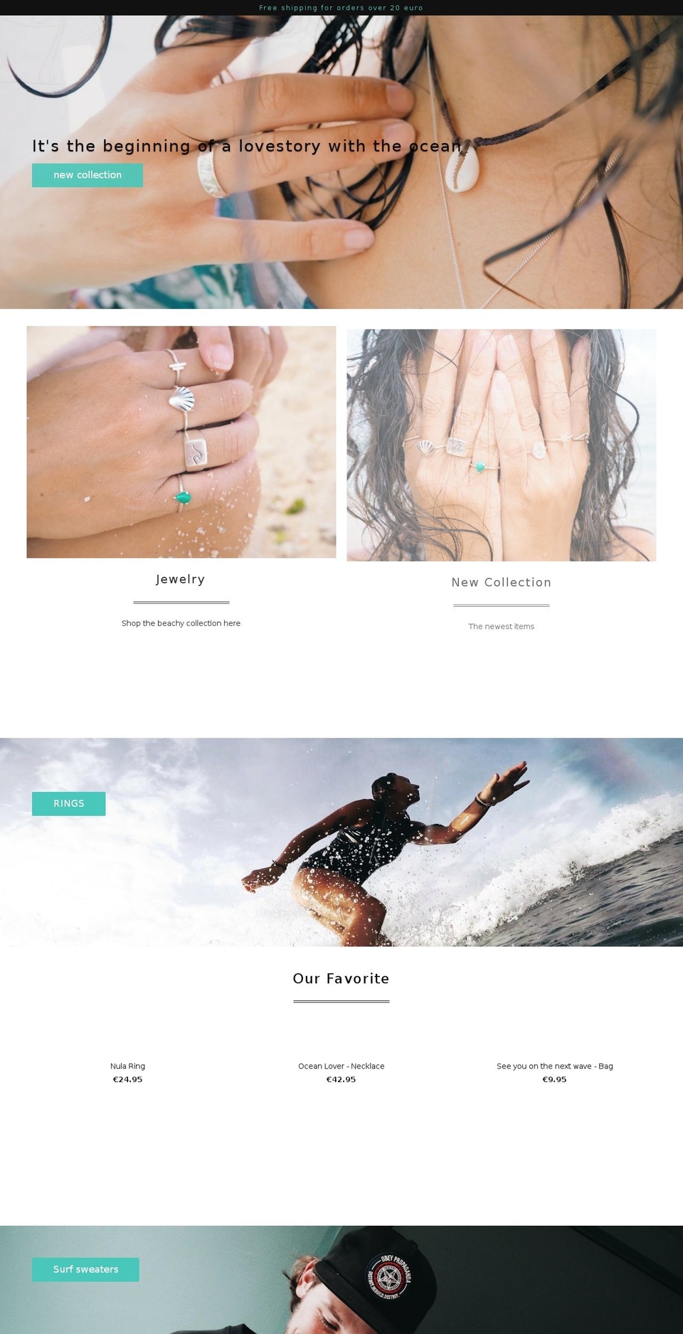 ataloha.com shopify website screenshot
