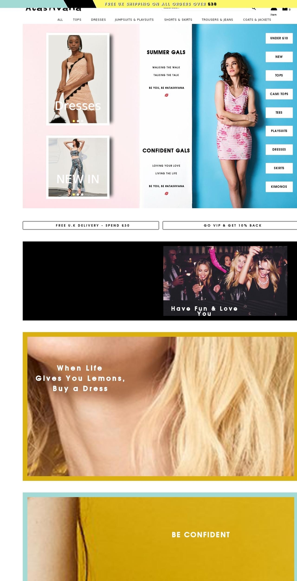 AtashVana Shopify theme site example atashvana.com