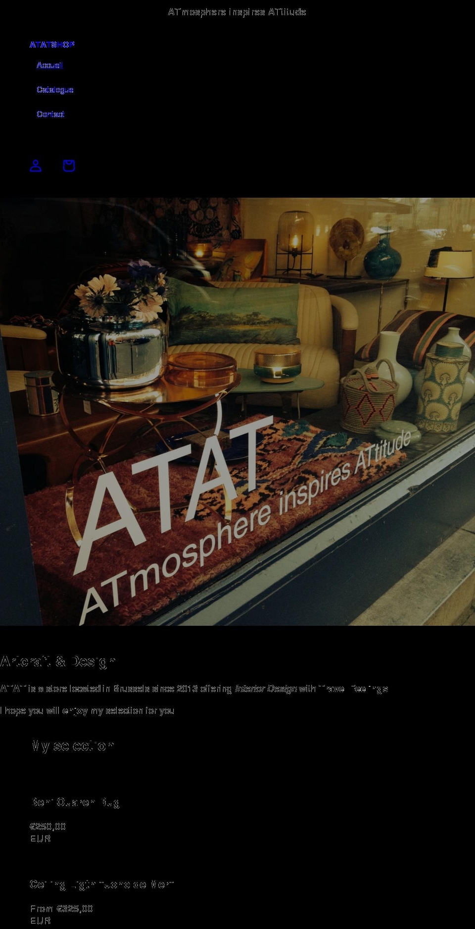 atat.be shopify website screenshot