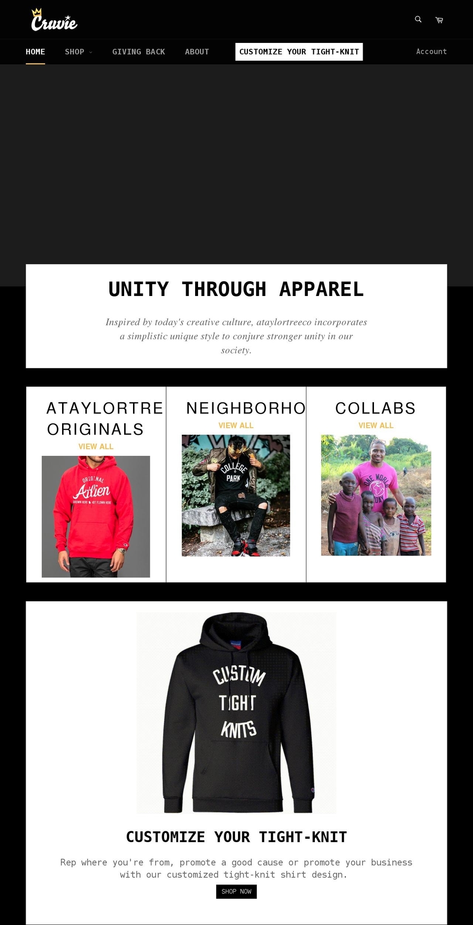 ataylortreeco.com shopify website screenshot