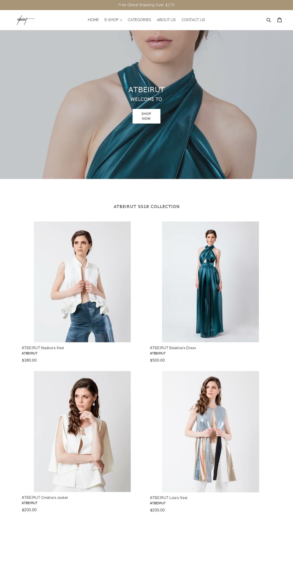 atbeirut.com shopify website screenshot