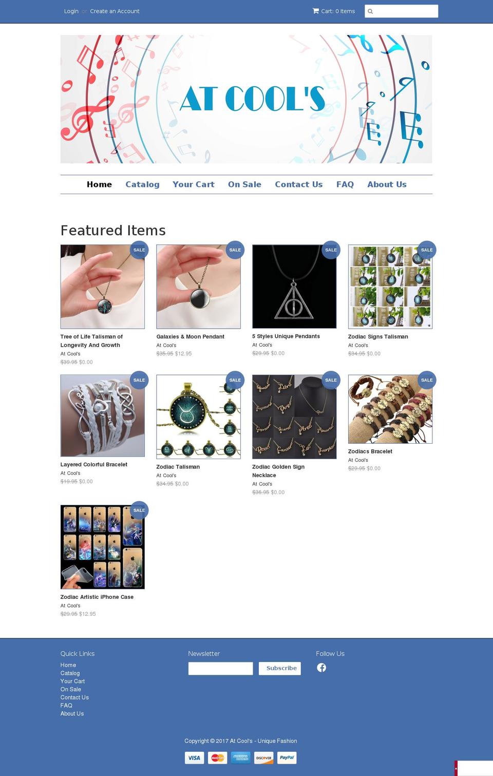 atcools.com shopify website screenshot