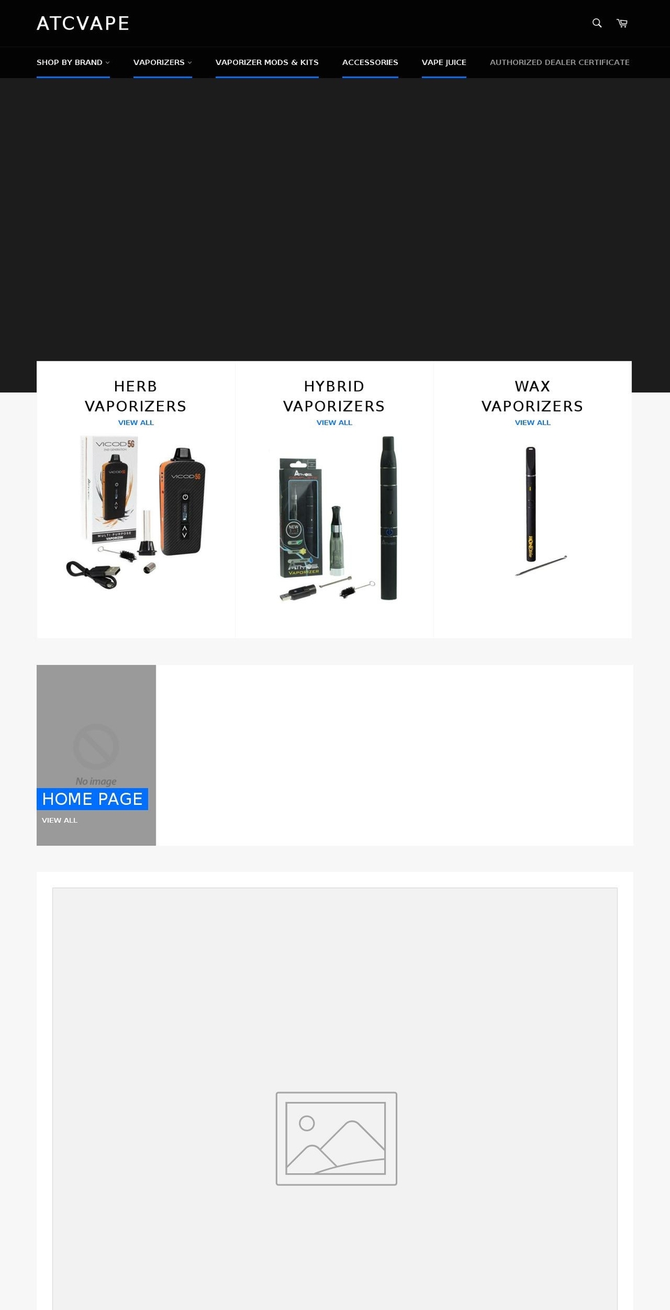 atcvape.com — Shopify storefront screenshot