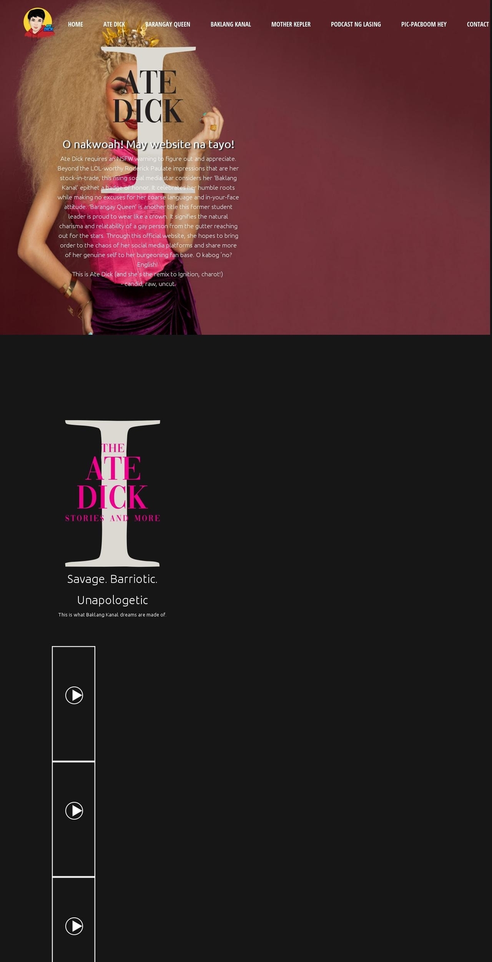 atedick.com — Shopify storefront screenshot