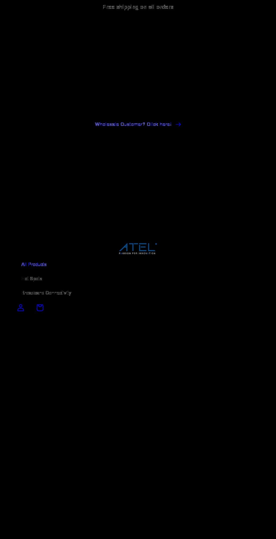 atel-store.com shopify website screenshot