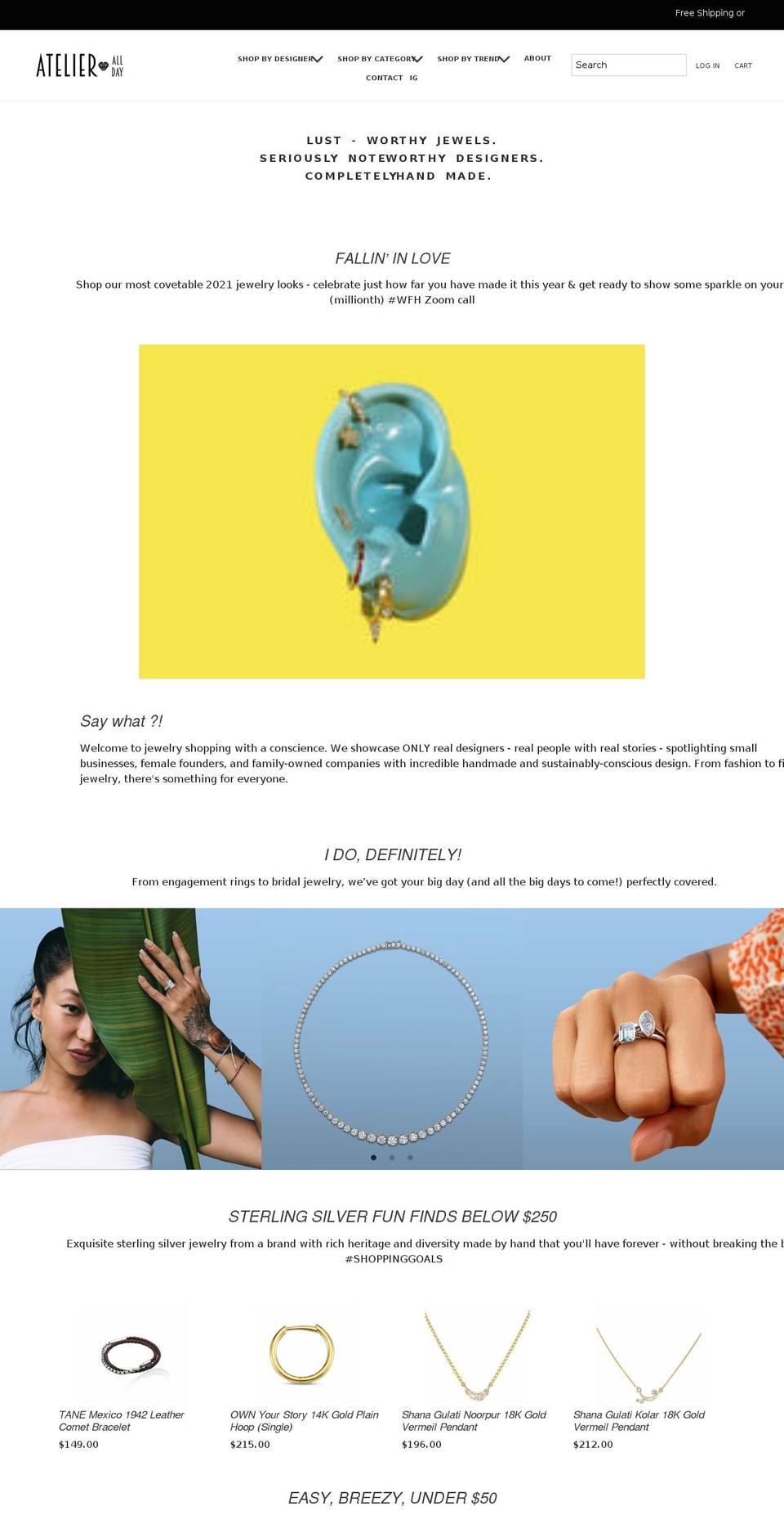 atelierallday.com shopify website screenshot