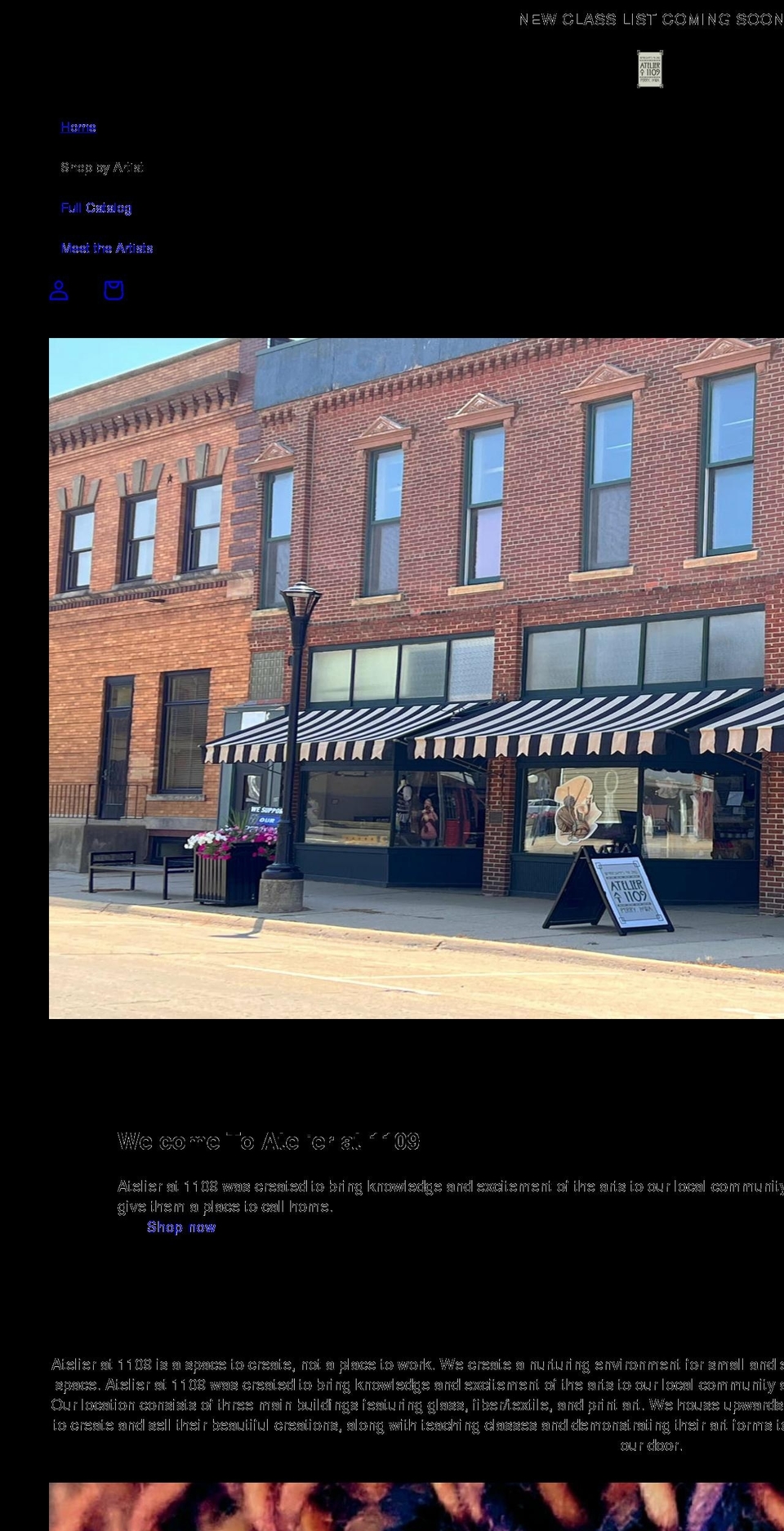 atelierat1109.com shopify website screenshot