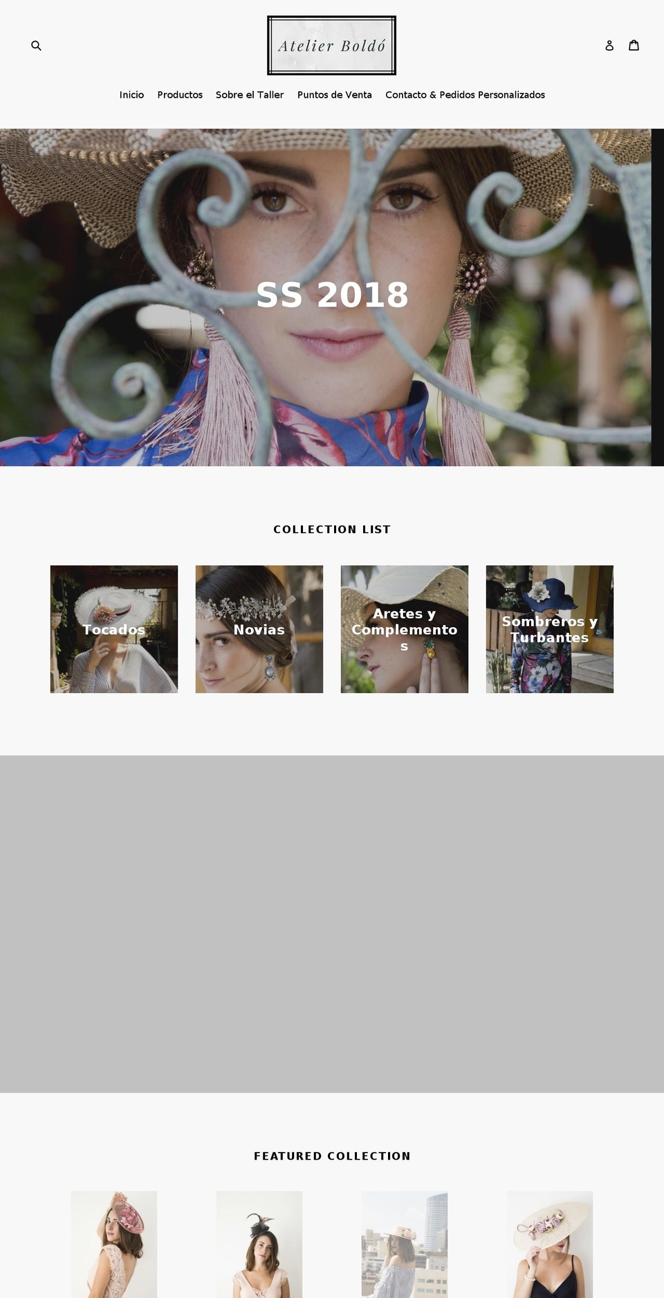 atelierboldo.com shopify website screenshot