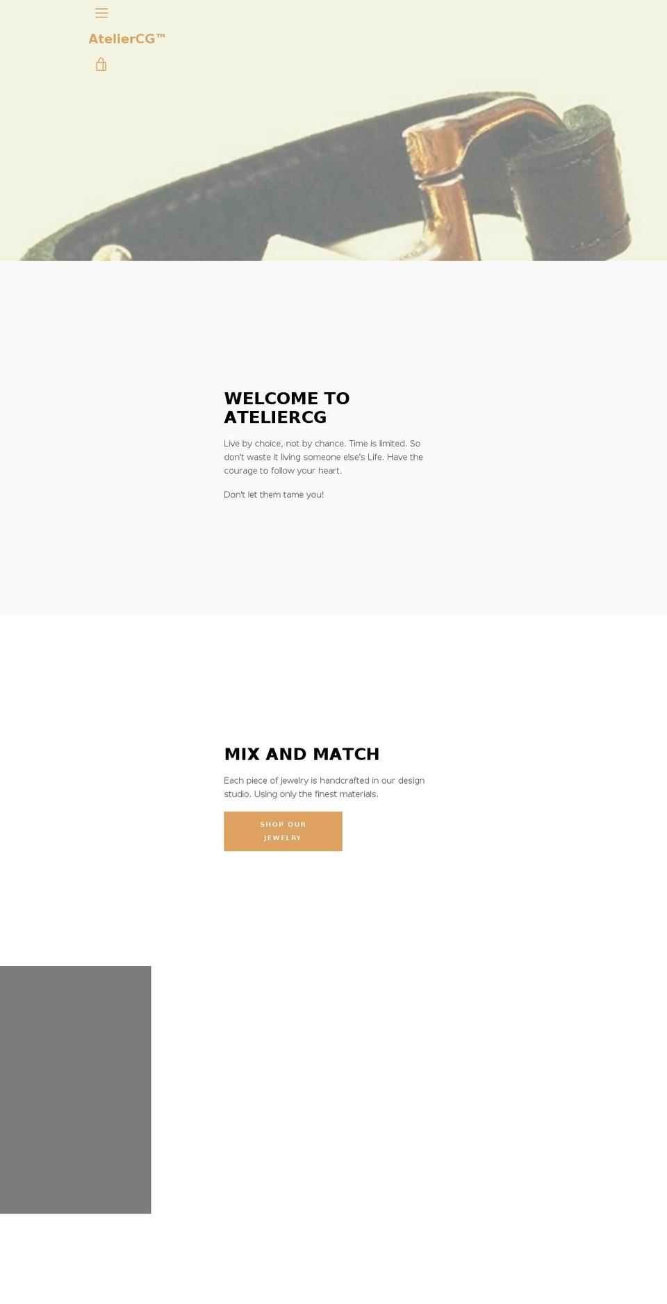 ateliercg.com shopify website screenshot