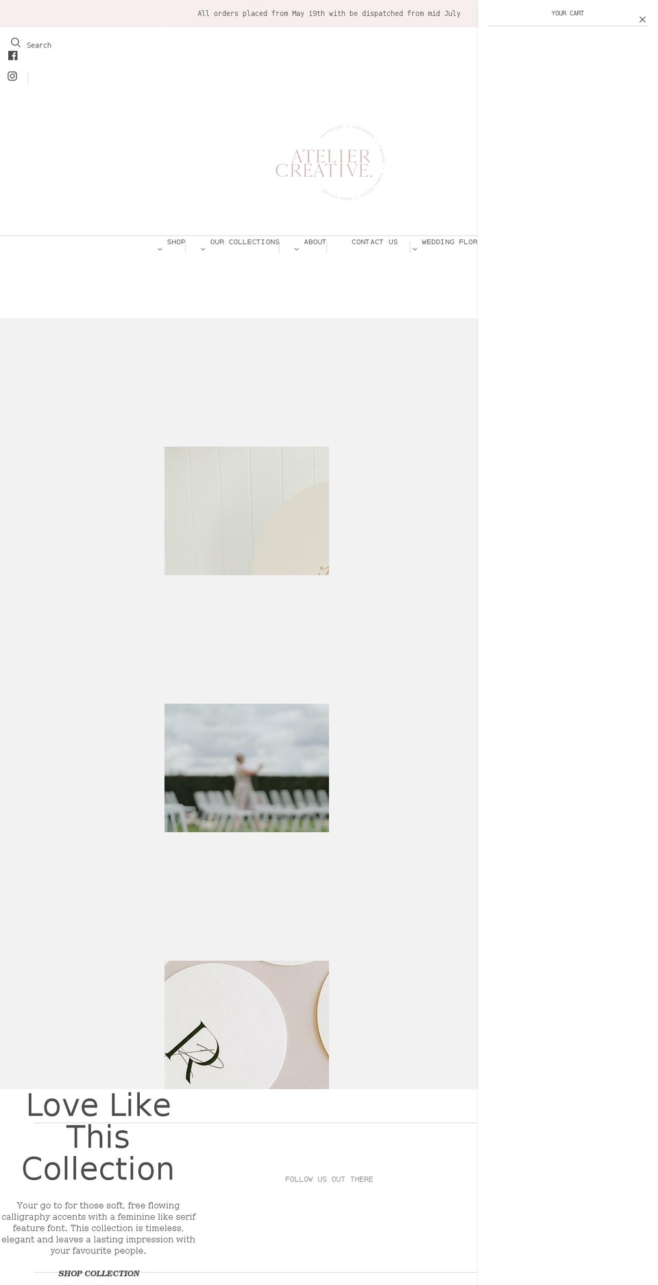 ateliercreativeau.com shopify website screenshot