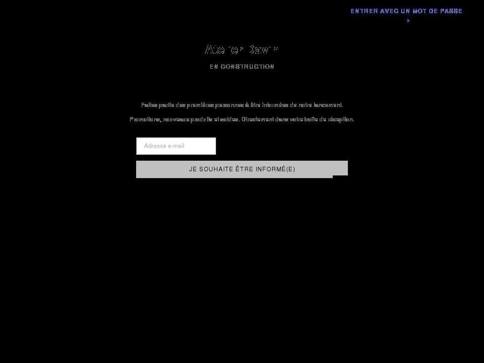 atelierdavin.com shopify website screenshot