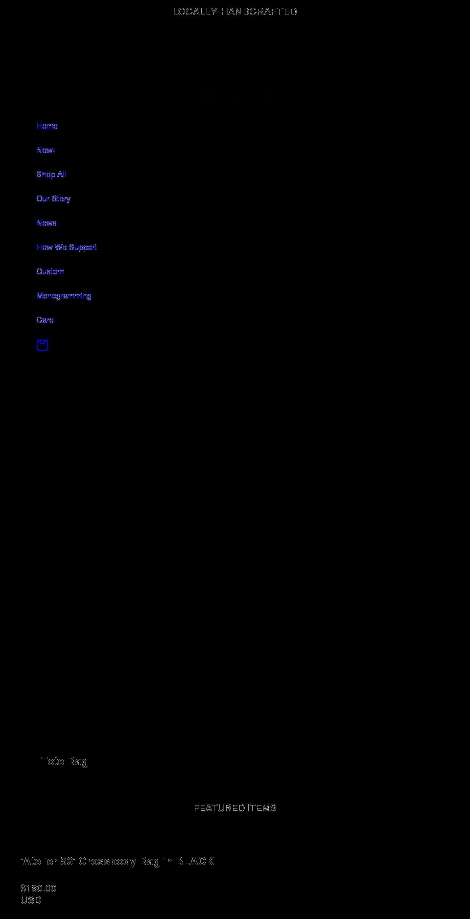 atelierfiftysix.com shopify website screenshot