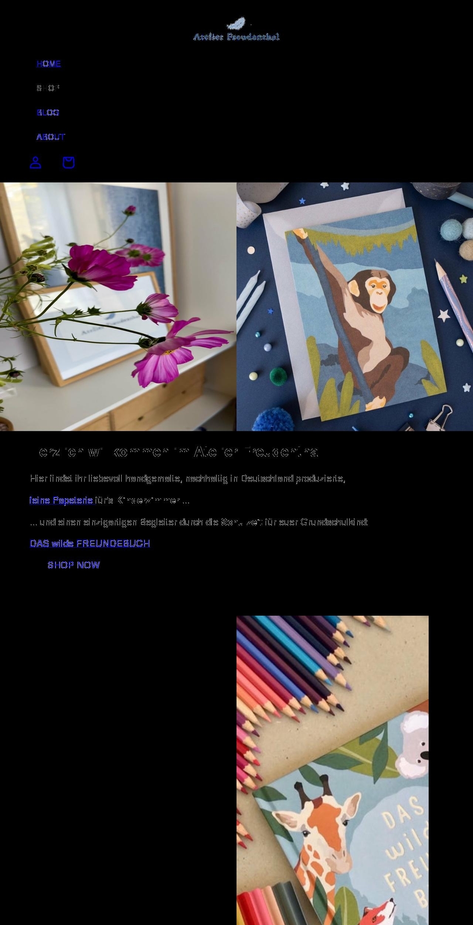 atelierfreudenthal.com shopify website screenshot