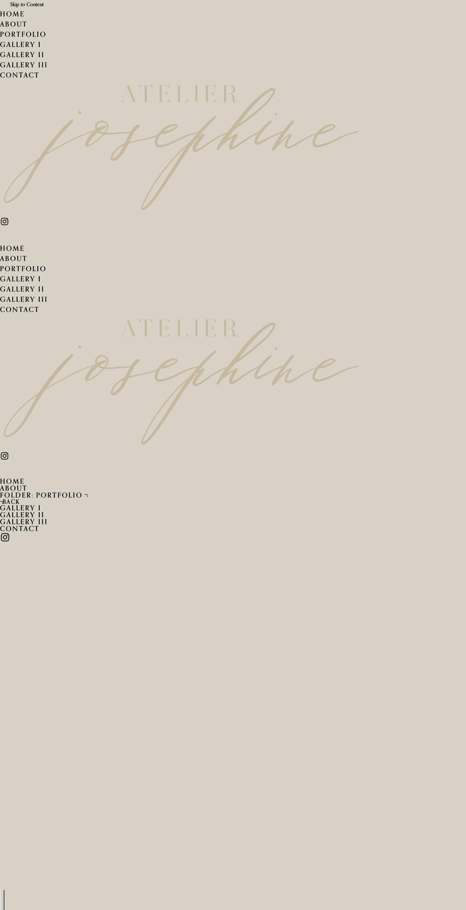 atelierjosephine.com — Shopify storefront screenshot