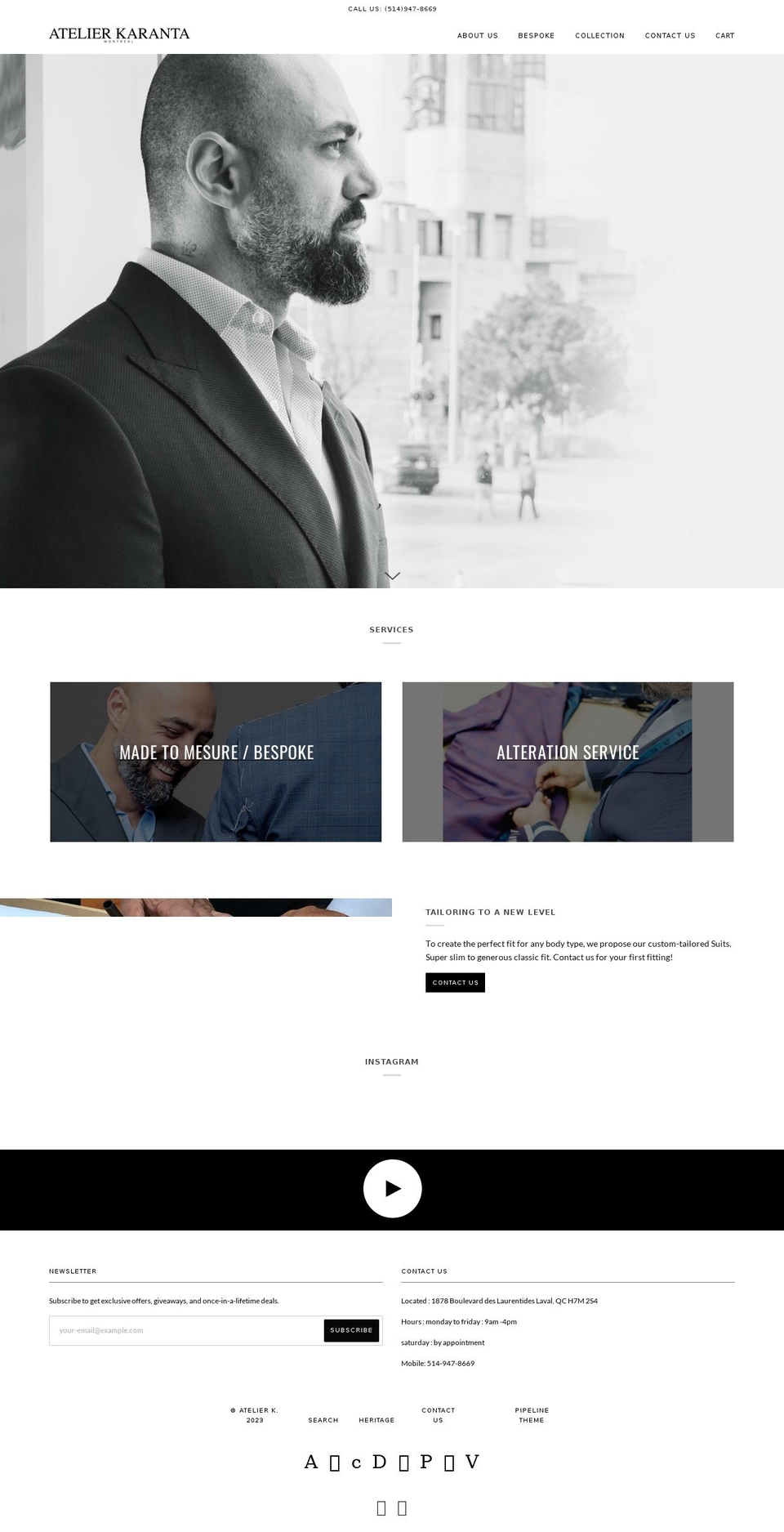 atelierkaranta.com — Shopify storefront screenshot