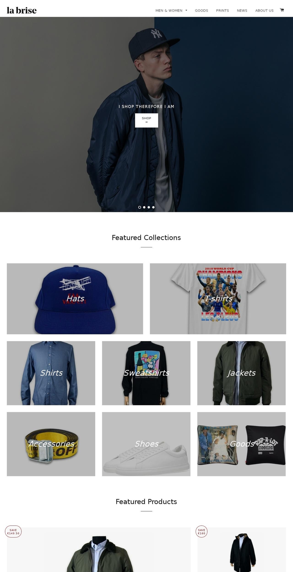 atelierlabrise.com — Shopify storefront screenshot