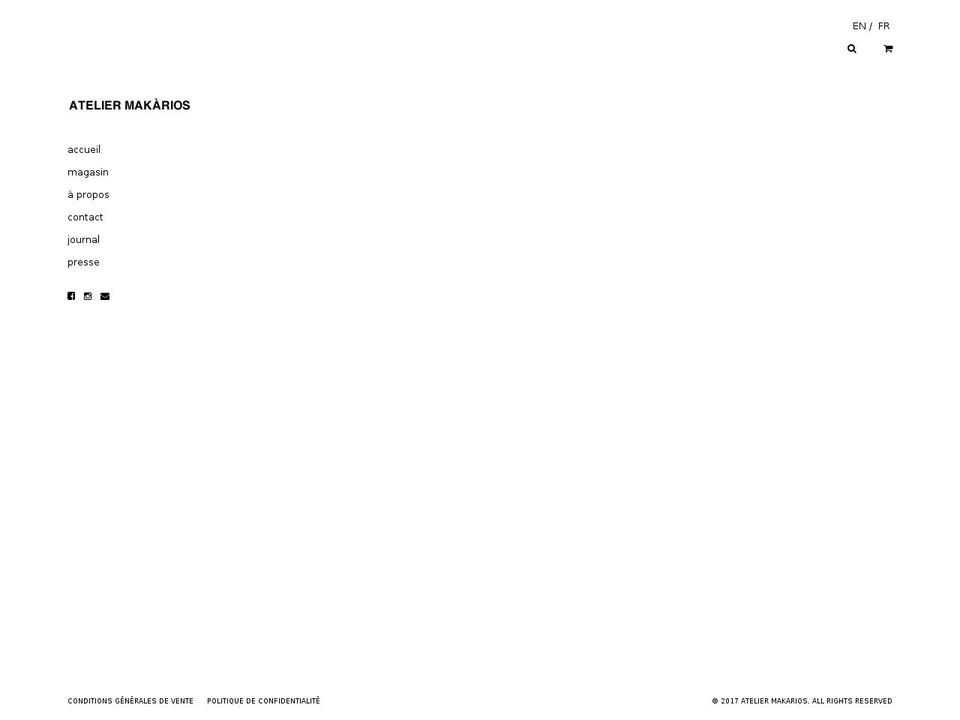 Copy of MOBILE Shopify theme site example ateliermakarios.com
