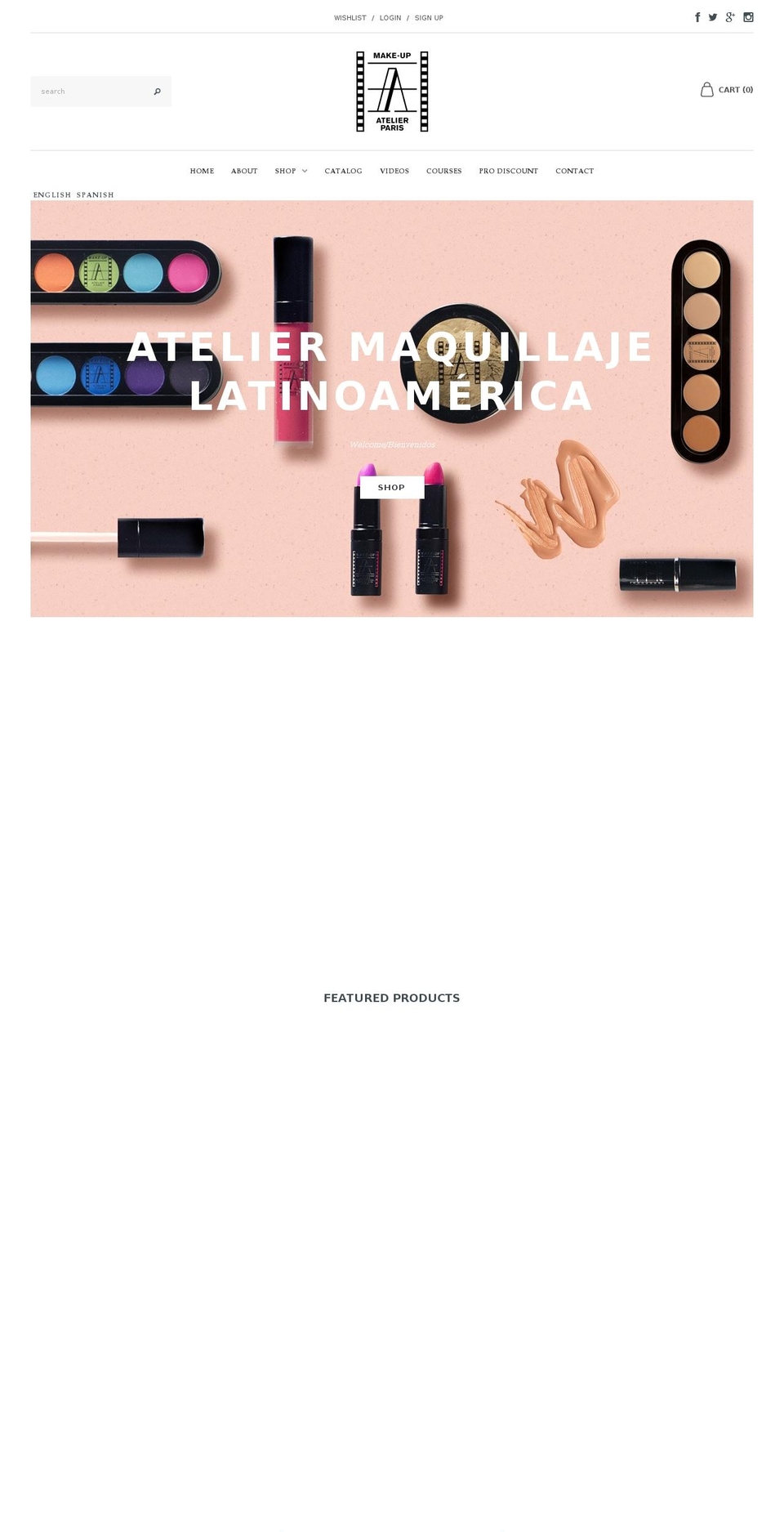 ateliermaquillaje-WS Shopify theme site example ateliermaquillage.us