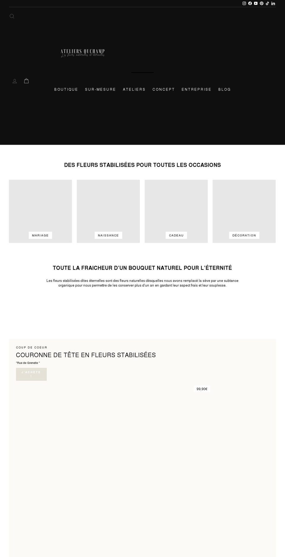 ateliers-ouchamp.com shopify website screenshot