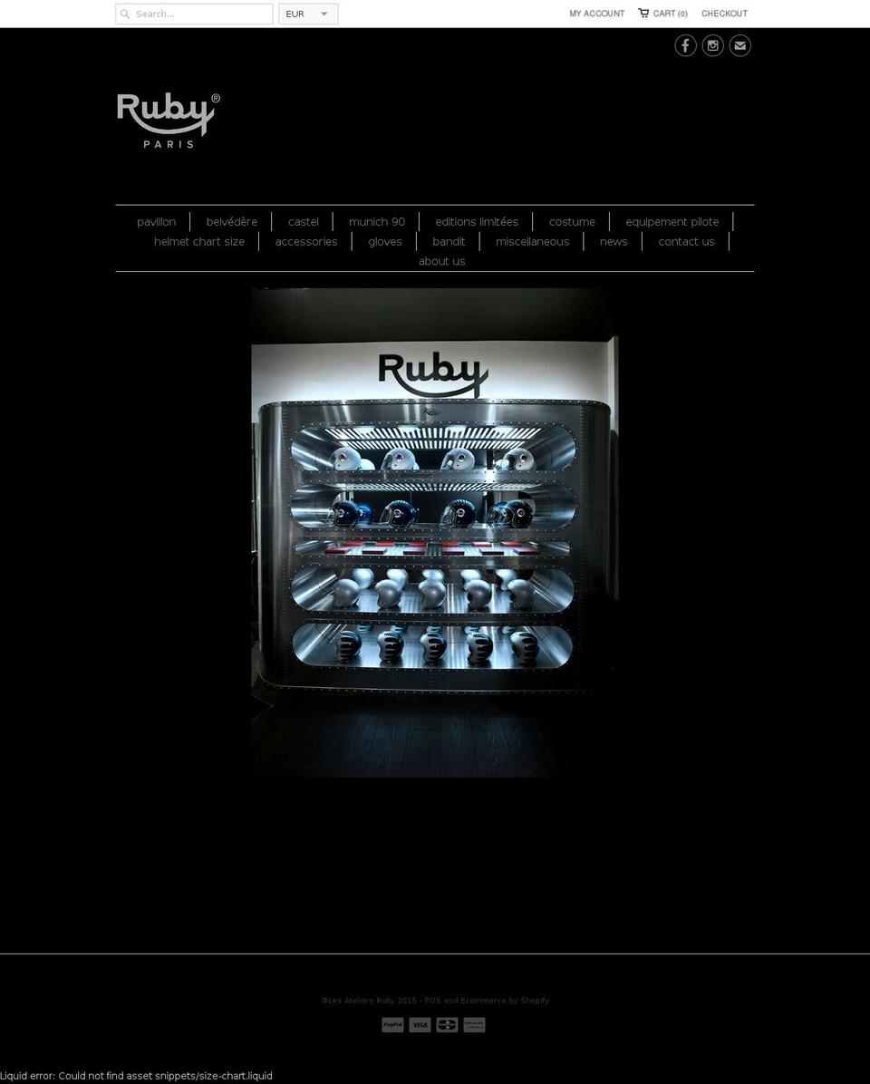 ateliers-ruby.net shopify website screenshot