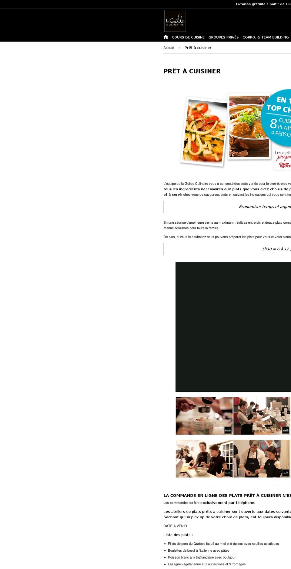 ateliersdepreparation.ca shopify website screenshot