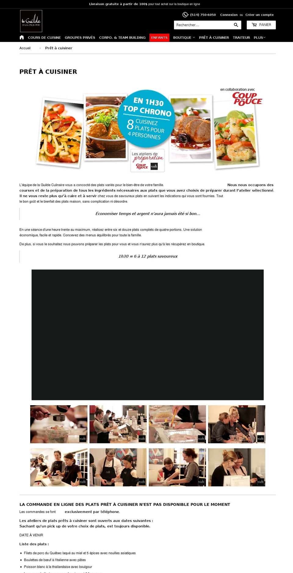 ateliersdepreparation.com — Shopify storefront screenshot