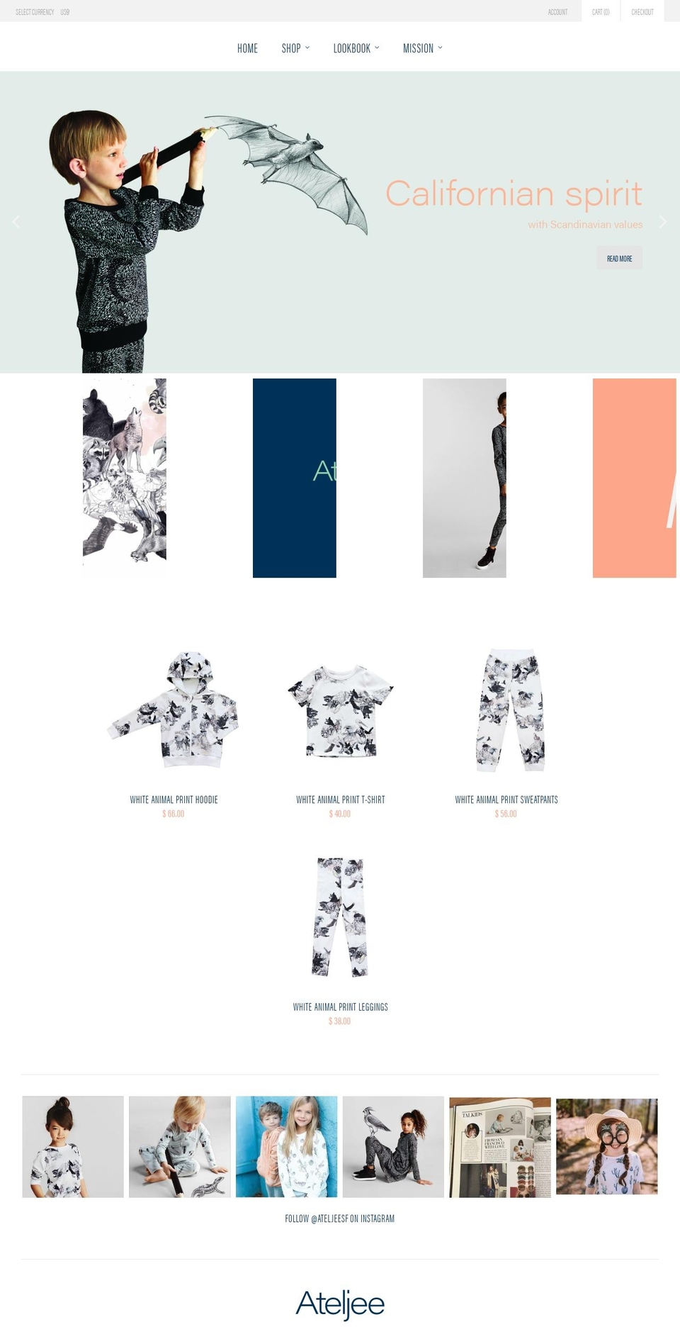 ateljeesf.com shopify website screenshot