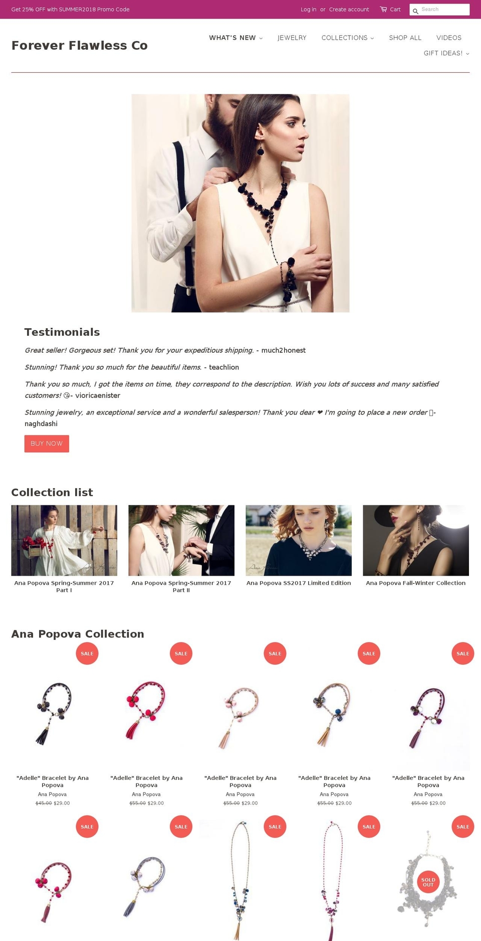 atforeverflawless.com — Shopify storefront screenshot