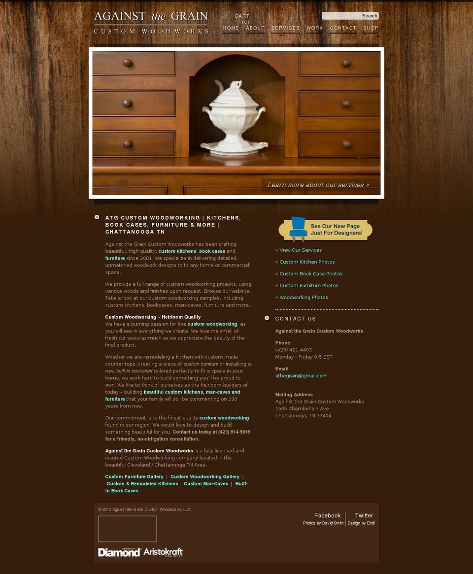 atgcustom.com shopify website screenshot