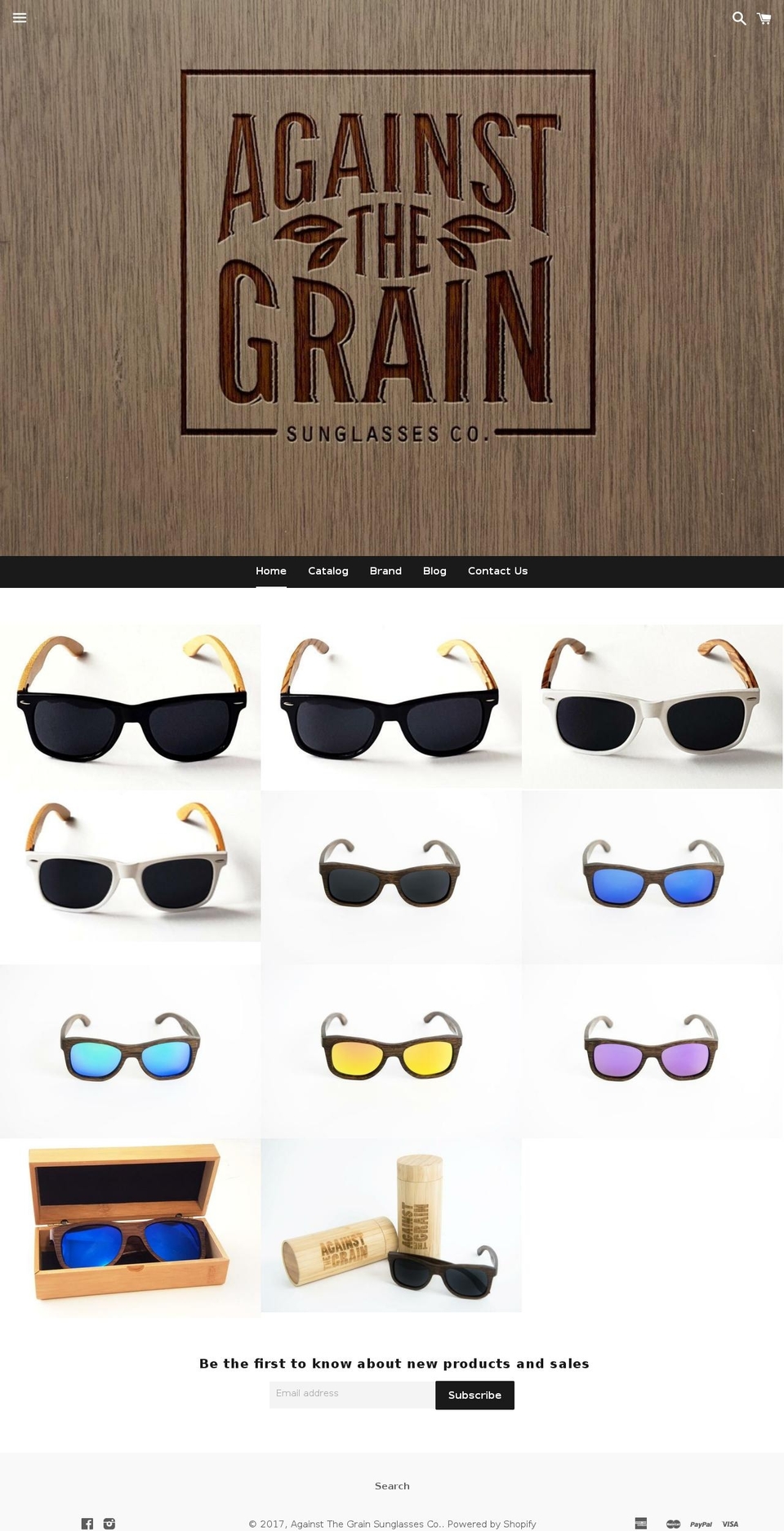 atgsunglasses.biz shopify website screenshot