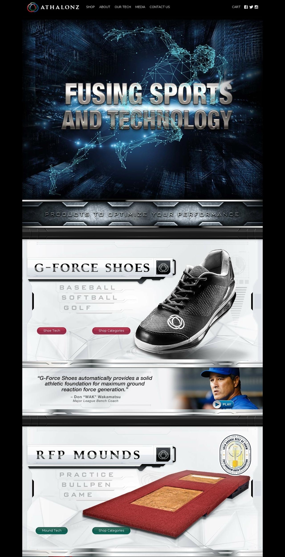 athalonz.com shopify website screenshot