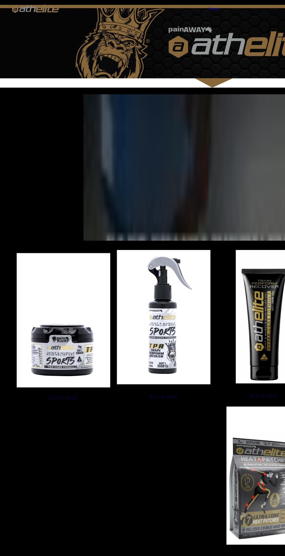 athelite.com shopify website screenshot