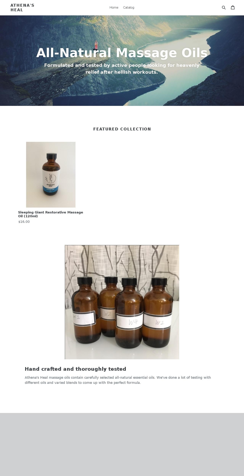athenasheal.com — Shopify storefront screenshot