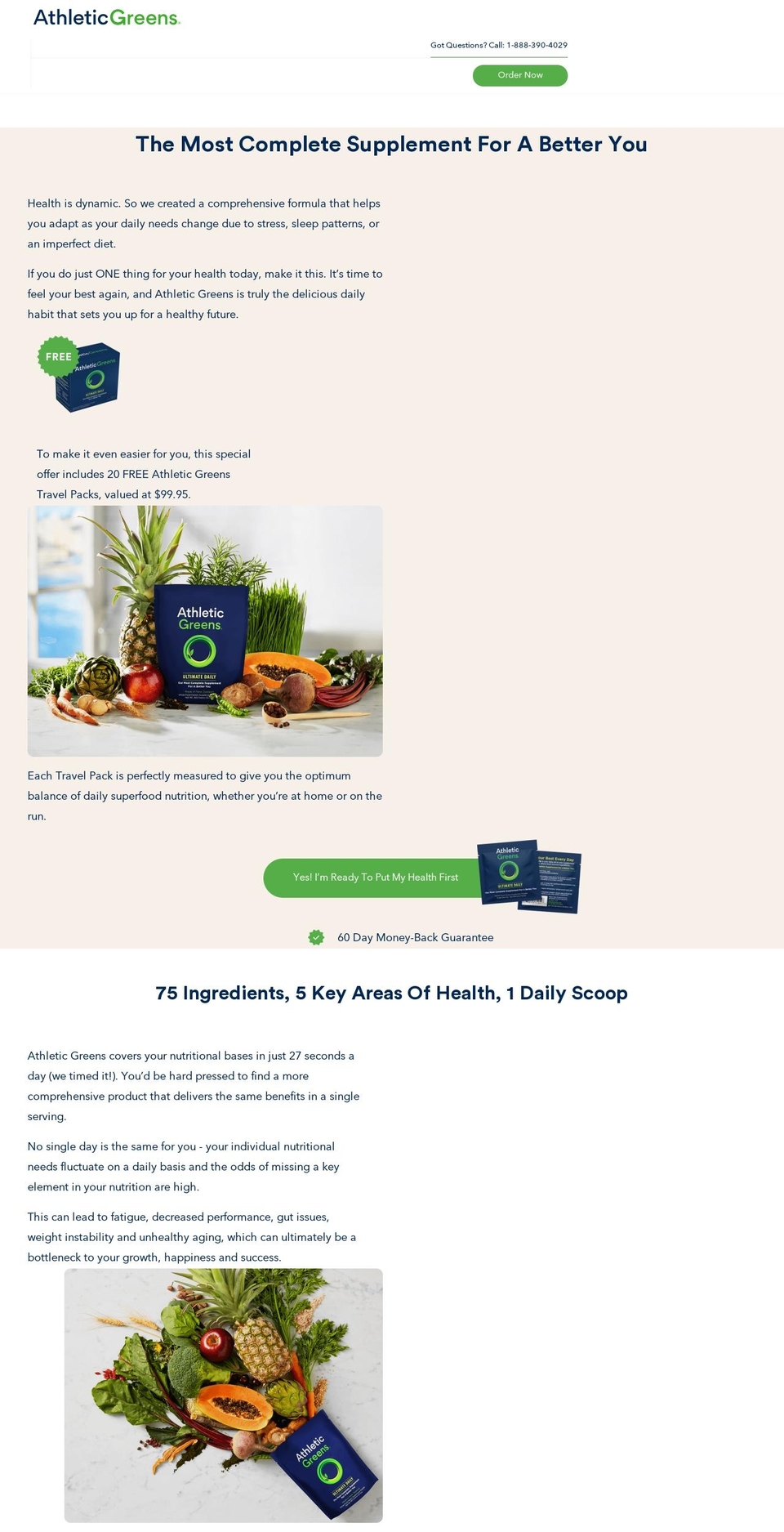 AG NS Production Shopify theme site example athletegreens.com