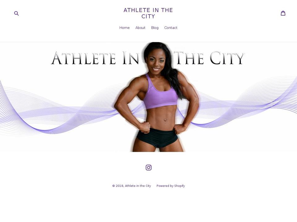 athleteinthecity.com shopify website screenshot