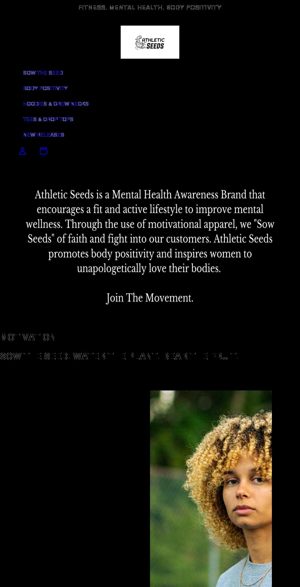 athleticseeds.com shopify website screenshot
