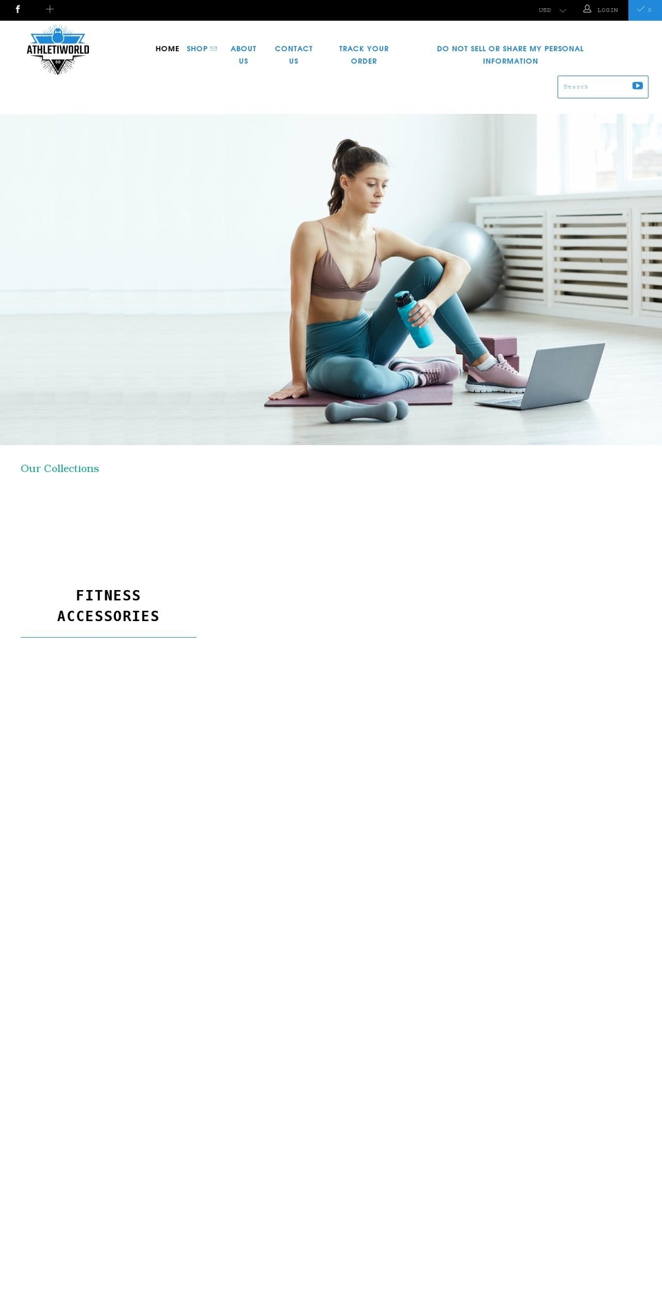 athletiworld.com shopify website screenshot