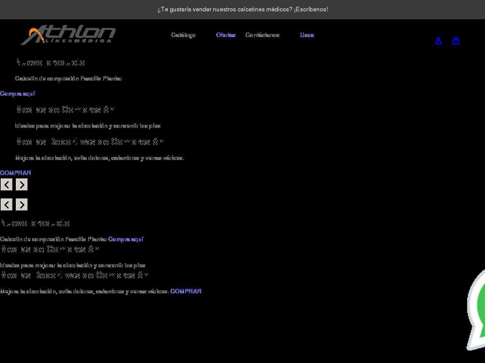 athlon.com.co shopify website screenshot