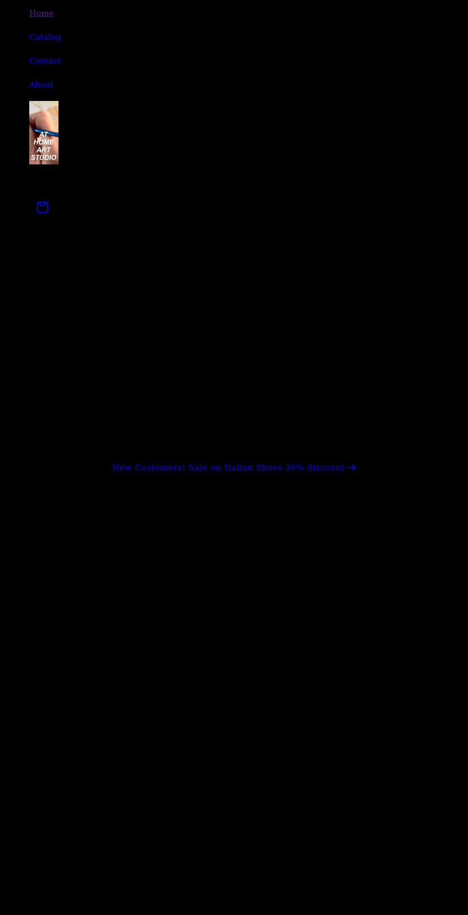 athomeartstudio.com shopify website screenshot