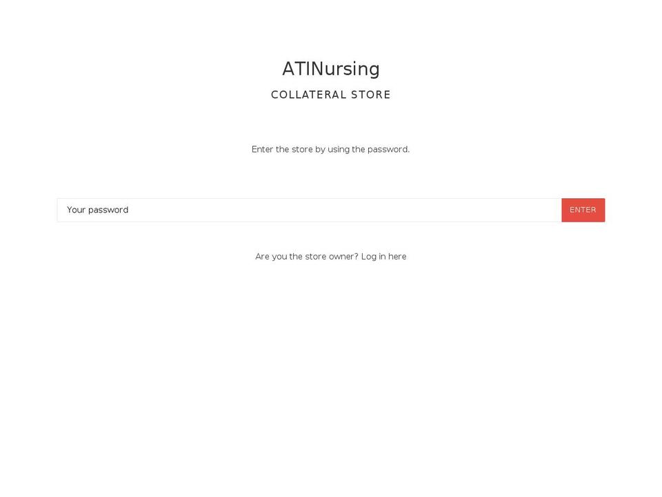 aticollateral.com — Shopify storefront screenshot