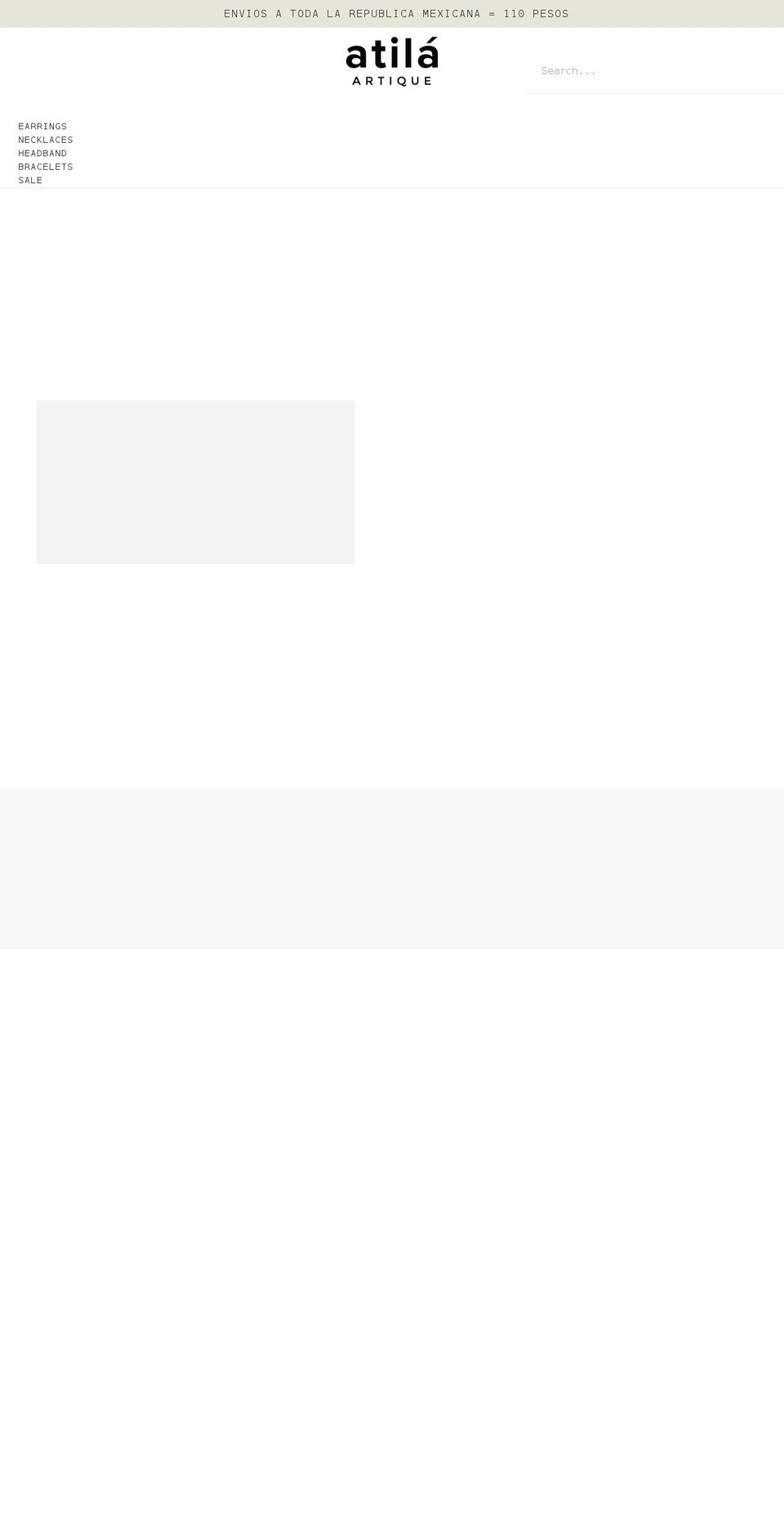 atilaartique.com shopify website screenshot