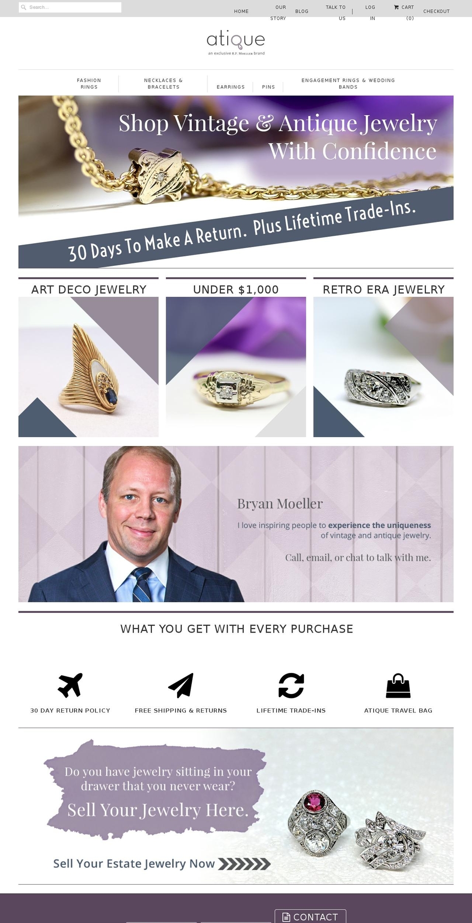 2016-11-08 Shopify theme site example atiquejewelry.com