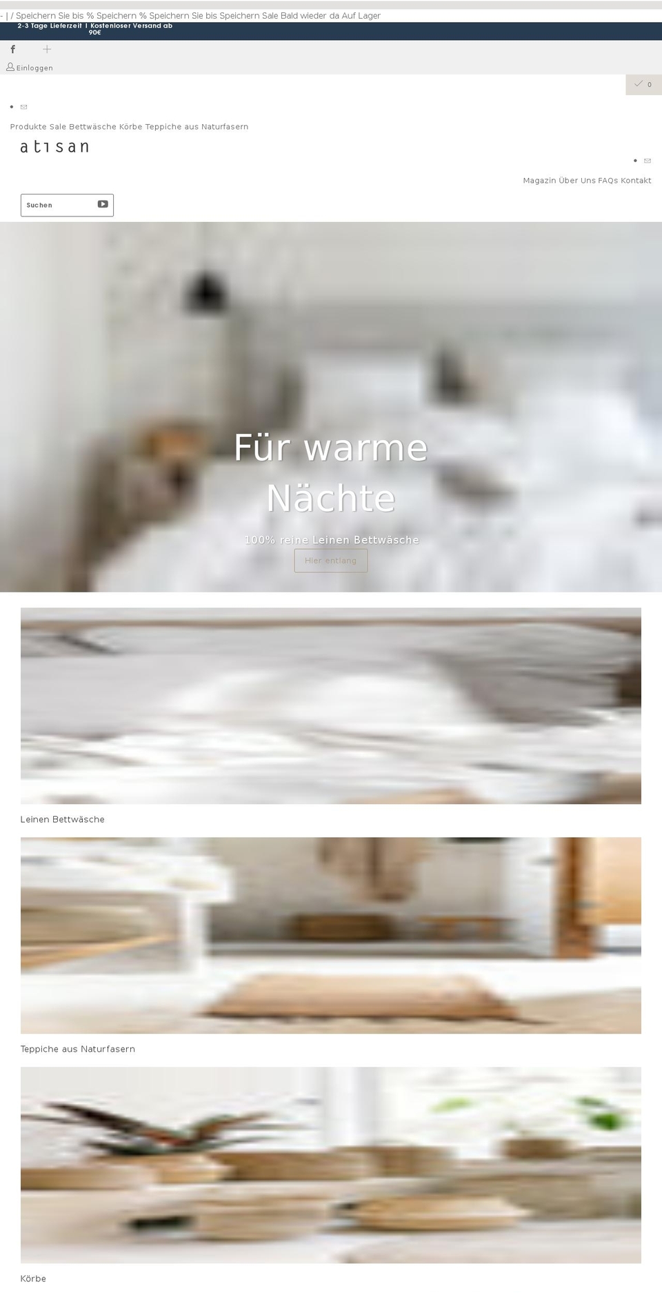 atisan.de shopify website screenshot