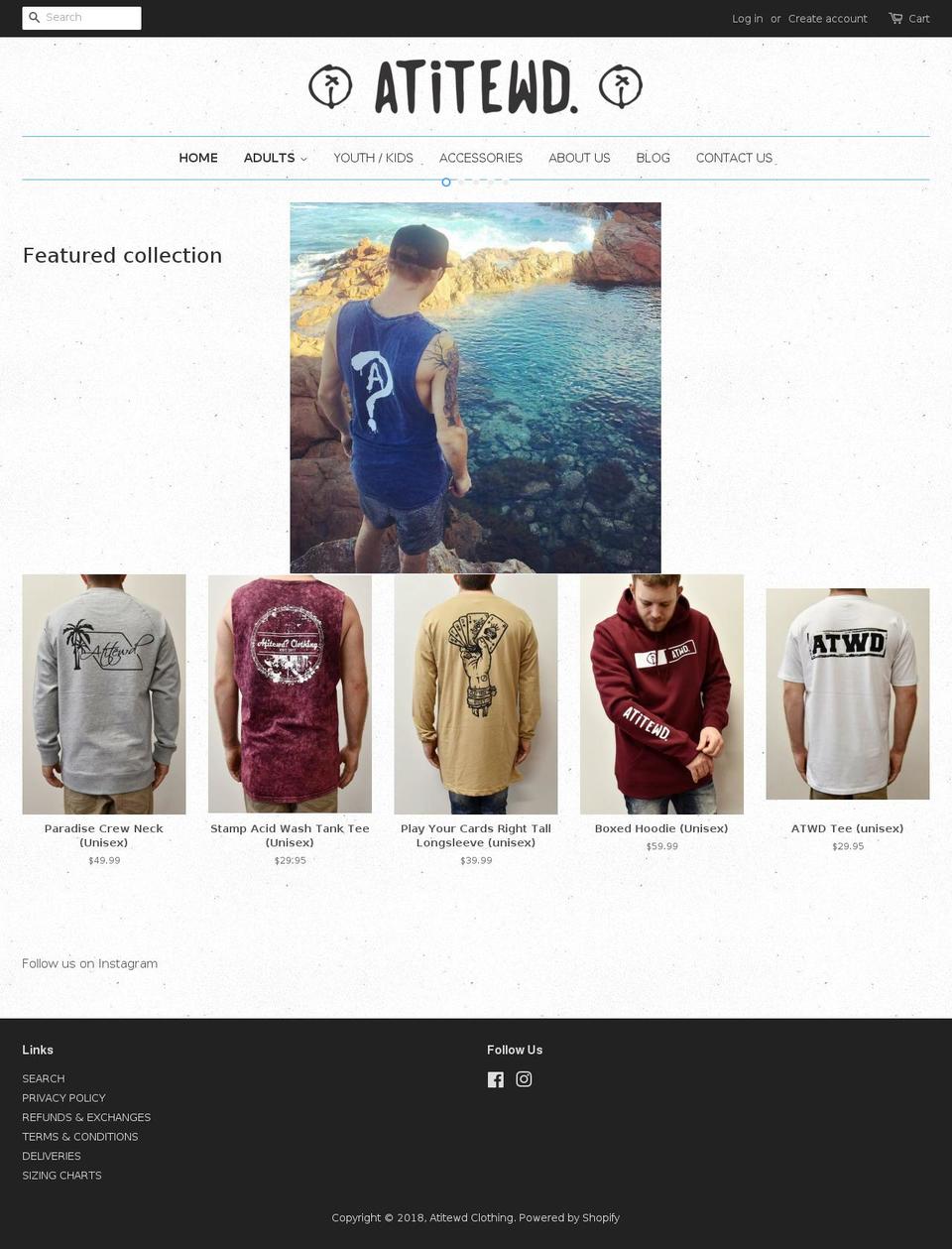 atitewd.com — Shopify storefront screenshot