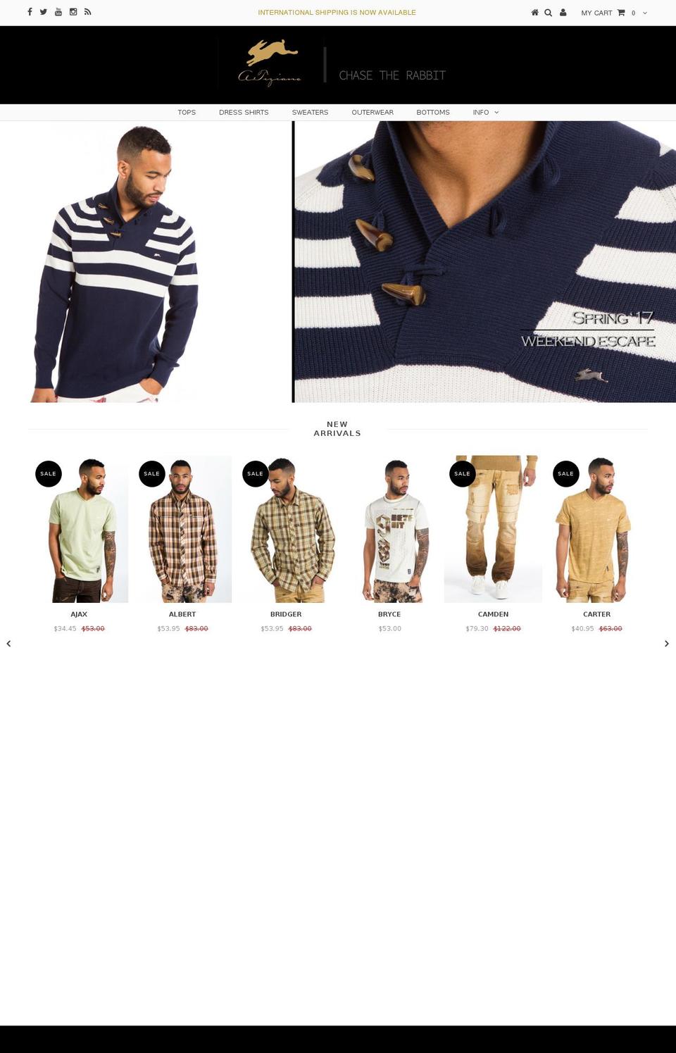 atiziano.com shopify website screenshot