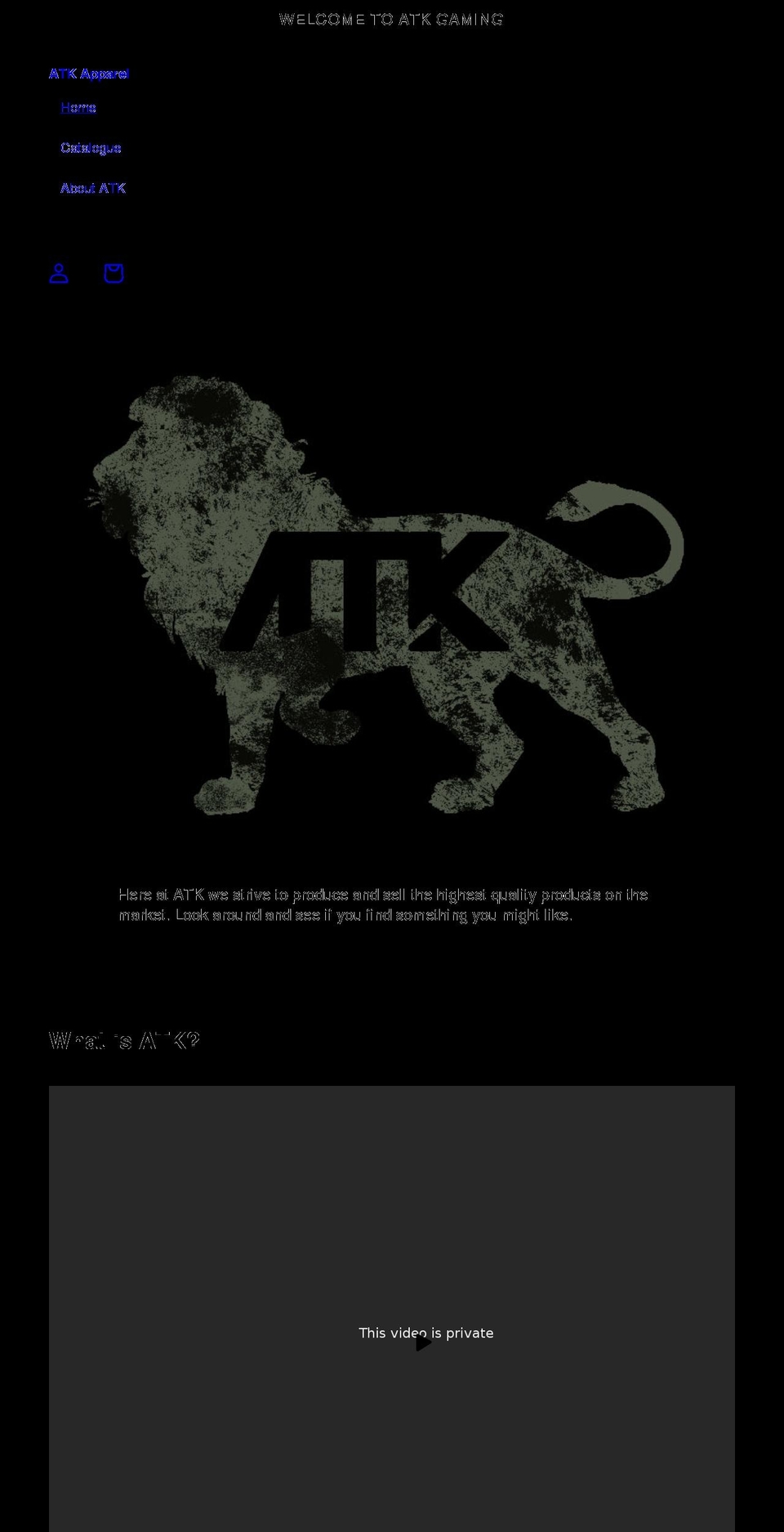 atkg.org shopify website screenshot